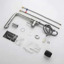 CECIPA 360 Grado Estraibile Rubinetti Cucina Con Doccetta, Rubinetto Per Cucina, 2 Funzioni Miscelatore Cucina, Miscelatore Monocomando Per Cucina -Wenko Negozio 10104599 5