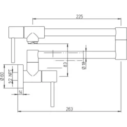 Rubinetto Riempipentola Cucina A Muro Monoacqua Paini Cox 78CR518 Cromo 9 Rubinetto Riempipentola Cucina A Muro Monoacqua Paini Cox 78CR518 Cromo -Wenko Negozio 10557909 5