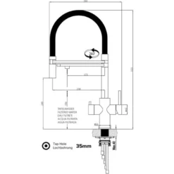Rubinetto 5 Vie Miscelatore Lavello Cucina In Acciaio INOX Lucido - Canna Grigia Movibile E Doccia 2 Getti Staccabile - ACCIAIO CHIRURGICO AISI 316 6 Rubinetto 5 Vie Miscelatore Lavello Cucina In Acciaio INOX Lucido - Canna Grigia Movibile E Doccia 2 Getti Staccabile - ACCIAIO CHIRURGICO AISI 316 -Wenko Negozio 10834770 2