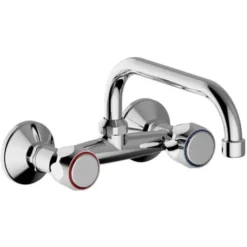 Rubinetto Lavello A Muro Parete Per Cucina O Lavanderia