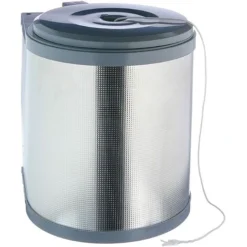 Elletipi PPI606/1ALL Pattumiera Automatica Da Anta Per Base, 10L, Grigio, 27 X 27 X 32 Cm