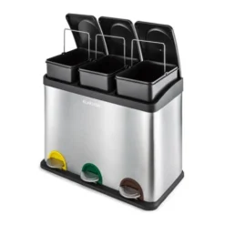 Klarstein Bidone In Acciaio Inox A Pedale Ecosistema 45 Litri Di Riciclaggio 7 Klarstein Bidone In Acciaio Inox A Pedale Ecosistema 45 Litri Di Riciclaggio -Wenko Negozio 14061528 4