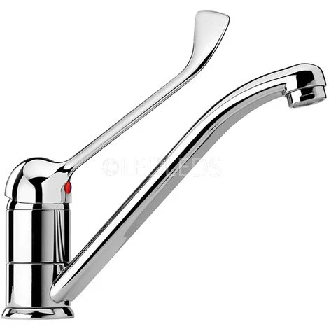 RUBINETTO MISCELATORE LAVABO COMANDO A GOMITO LEVA LUNGA CLINICA RISTORANTE 1 RUBINETTO MISCELATORE LAVABO COMANDO A GOMITO LEVA LUNGA CLINICA RISTORANTE