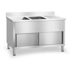 Lavello Per Cucina Lavello Cucina Doppio Lavabo Con Due Vasche Ante Scorrevoli