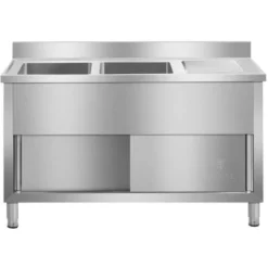 Lavello Per Cucina Lavello Cucina Doppio Lavabo Con Due Vasche Ante Scorrevoli -Wenko Negozio 14896915 3