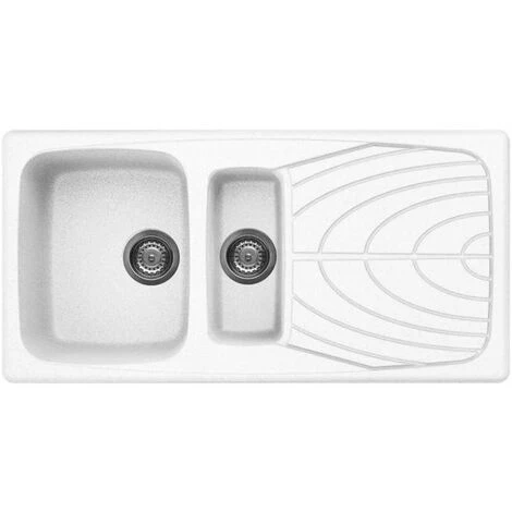 Elleci LGM47568 Master 475 Lavello Granitek Gocciolatoio Reversibile 1 Vasca E Mezza 100 Cm Titanio 1 Elleci LGM47568 Master 475 Lavello Granitek Gocciolatoio Reversibile 1 Vasca E Mezza 100 Cm Titanio