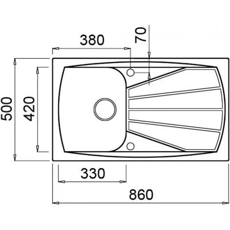 Elleci LGL40051 Living 400 Lavello Granitek Gocciolatoio Reversibile 1 Vasca 86 Cm Avena 3 Elleci LGL40051 Living 400 Lavello Granitek Gocciolatoio Reversibile 1 Vasca 86 Cm Avena - immagine 3