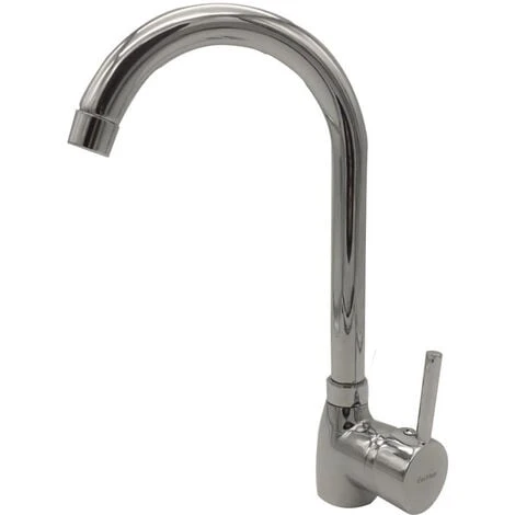 Rubinetto Cucina Monocomando Canna Alta Rotante Miscelatore Lavello Cromato 8406 1 Rubinetto Cucina Monocomando Canna Alta Rotante Miscelatore Lavello Cromato 8406
