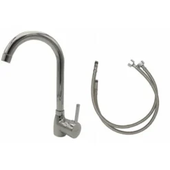 Rubinetto Cucina Monocomando Canna Alta Rotante Miscelatore Lavello Cromato 8406 7 Rubinetto Cucina Monocomando Canna Alta Rotante Miscelatore Lavello Cromato 8406 -Wenko Negozio 15409054 4