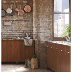 Base Sottolavello Cucina 80x50xH85 In Legno Noce Antico Con Lavello A Vasca Singola Noce -Wenko Negozio 15687353 3