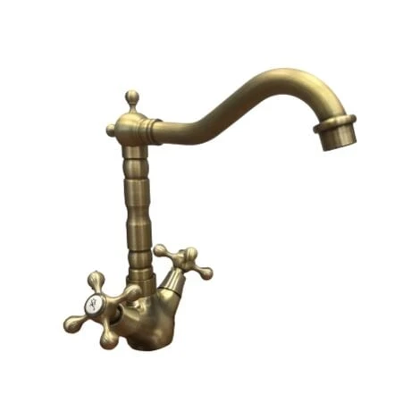 Rubinetto Per Lavabo Cucina Bronzato Stile Vintage Lavorato 4 Rubinetto Per Lavabo Cucina Bronzato Stile Vintage Lavorato - immagine 4