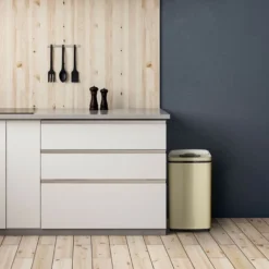 Relaxdays Cestino Dei Rifiuti Con Sensore, Automatico 12 L, Cesto Rettangolare Con Coperchio & Secchio Interno, Argento 7 Relaxdays Cestino Dei Rifiuti Con Sensore, Automatico 12 L, Cesto Rettangolare Con Coperchio & Secchio Interno, Argento -Wenko Negozio 17025743 3