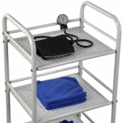 Carrello Portaoggetti In Acciaio Per Bagno Cucina Parrucchiere Estetista 4 Ruote -Wenko Negozio 1714732 3