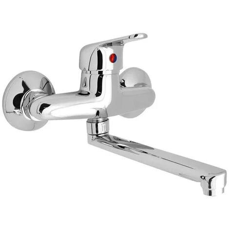 Miscelatore Rubinetto A Muro Per Lavello Cucina Erogazione Orientabile Confezione 1 1 Miscelatore Rubinetto A Muro Per Lavello Cucina Erogazione Orientabile Confezione 1