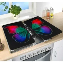 Wenko Glasabdeckplatte Universal Butterfly By Night 2er Set -Wenko Negozio 18964062 3