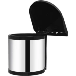 Pattumiera Da Incasso Per Cucina In Acciaio Inossidabile 8 L VidaXL -Wenko Negozio 19230633 4