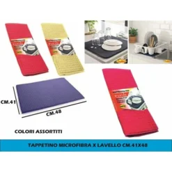 TAPPETINO MICROFIBRA X LAVELLO CM.41X48