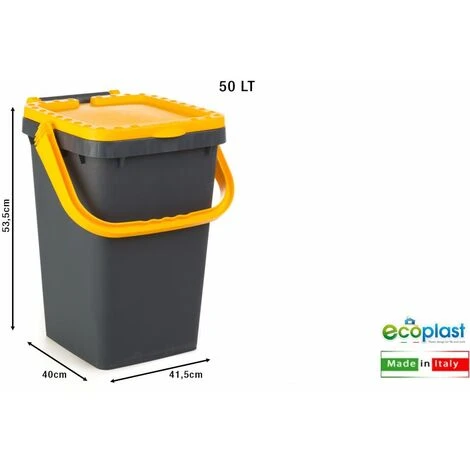 PATTUMIERA ECOPLUS LT.50 GIALLO 1 PATTUMIERA ECOPLUS LT.50 GIALLO