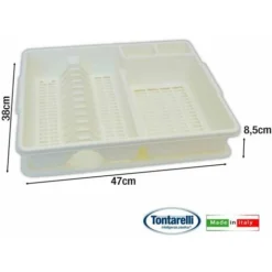 SCOLAPIATTI GRANDE + VASSOIO PANNA
