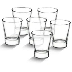 Bormioli Rocco 6 CAFFEINO BORMIOLI BICCHIERI TAZZINE PER CAFFÈ ESPRESSO IN VETRO TRASPARENTE