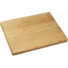 Relaxdays Tagliere Coprifornelli In Bambù, Antibatterico, Scanalatura, Piano Di Lavoro Per Cucina, 2x56,5x50 Cm,naturale