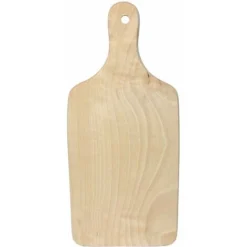 TAGLIERE DA PORTATA IN LEGNO NATURALE 30X12 CON IMPUGNATURA