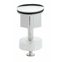 Tappo Copriforo Copri Foro Cromo Cromato Inox Per Lavabo Bidet Saltarello 1 1/4