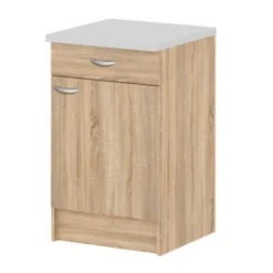 Kit Cucina Tvilum Mobile 1 Anta E 1 Cassetto 50x50x85h Colore Quercia O Bianco Colore: Legno