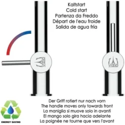 Rubinetto 3 Vie Miscelatore Cucina Nero Opaco Con Canale Separato Per Acqua Filtrata, Canna Nera Movibile E Doccia Due Getti Staccabile - Serie BOD -Wenko Negozio 25362122 3