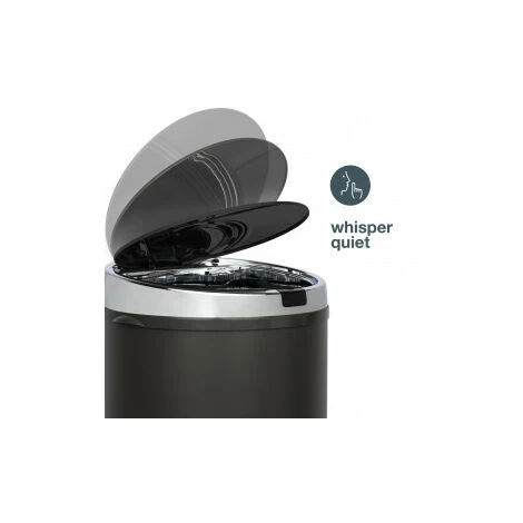 Pattumiera Da Cucina Automatica, Acciaio INOX N ° 347 Capacità 30 L, Apertura Contactless Grigio Scuro 4 Pattumiera Da Cucina Automatica, Acciaio INOX N ° 347 Capacità 30 L, Apertura Contactless Grigio Scuro - immagine 4