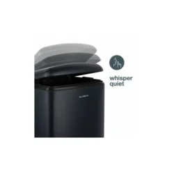 Pattumiera Da Cucina A Pedale In Acciaio Inox N ° 709 Capacità 30 L, Blu Scura -Wenko Negozio 27609328 5