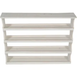 Piattaia In Legno Da Parete 67x13x50 Cm Made In Italy Piattaia Shabby In Legno Massello Piattaia Shabby Chic Da Parete -Wenko Negozio 28068541 3