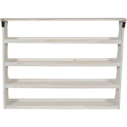 Piattaia In Legno Da Parete 67x13x50 Cm Made In Italy Piattaia Shabby In Legno Massello Piattaia Shabby Chic Da Parete -Wenko Negozio 28068541 5