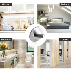 Ganci Adesivi Confezione Da 4 Ganci Adesivi Ganci Autoadesivi Da Parete Per Bagno In Acciaio Inossidabile Max 8 Kg Nastro Adesivo Portasciugamani Casa E Ufficio -Wenko Negozio 30853574 5