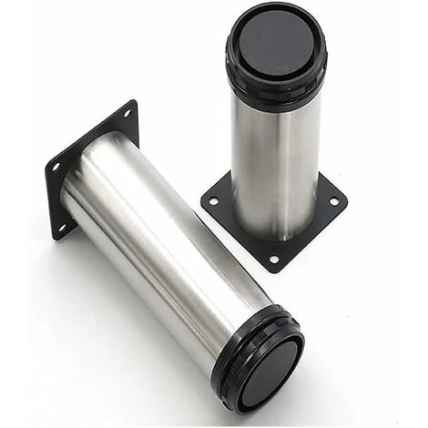 4 Gambe Regolabili 150 Mm Di Altezza Gambe Per Mobili Addensate, Gambe Per Tavoli, Gambe Per Mobili, Acciaio Inossidabile Spazzolato, Altezza Regolabile 0-15 Mm. Con Viti In Acciaio Inossidabile 5 4 Gambe Regolabili 150 Mm Di Altezza Gambe Per Mobili Addensate, Gambe Per Tavoli, Gambe Per Mobili, Acciaio Inossidabile Spazzolato, Altezza Regolabile 0-15 Mm. Con Viti In Acciaio Inossidabile - immagine 5