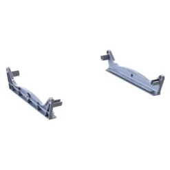 Compagnucci Coppia Staffe In Resina Con Supporto Per Raccogligocce Per Griglia Scolapiatti-bicchieri Art 51