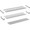 Compagnucci Kit Scolapiatti In Acciaio Plastificato Grigio Per Mobile Da 600 Mm