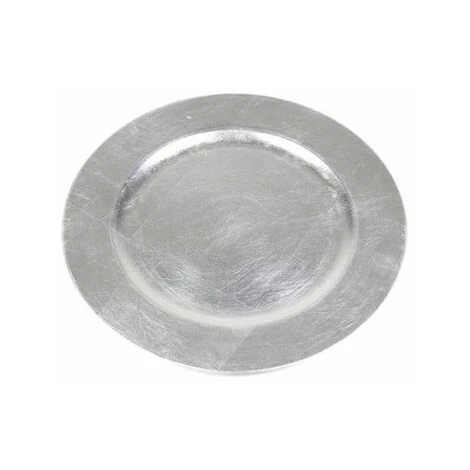Sottopiatto Diametro 33 Cm Argento 1 Sottopiatto Diametro 33 Cm Argento