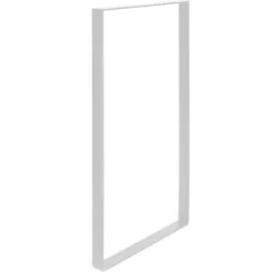 Gamba Industriale Per Mobili Stile Funzionale Realizzato In Acciaio Finitura Bianco Poro Progetti Di Restauro Fai-da-te Misure 38540850mm Altezza: 85 Cm Installazione Facile 1 Unità