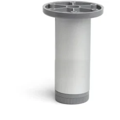 Gamba Rotonda Per Mobili Stile Funzionale In Alluminio Finitura Anodizzata Opaca Progetti Di Restauro Fai-da-te Misure 4040120mm Altezza: 12 Cm Facile Installazione Imbullonata 1 Unità