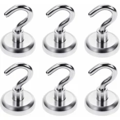 Gancio Magnetico - 32 Mm - Gancio Magnetico Al Neodimio - Supporta 80 Libbre (36 Kg) - Super Potente