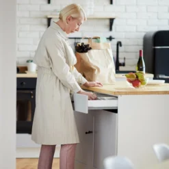 Relaxdays Portaposate Da Cassetto, Regolabile, 7 Scomparti, Posate & Accessori Cucina, Plastica, 6x23,5x31,5 Cm, Grigio -Wenko Negozio 31797739 3