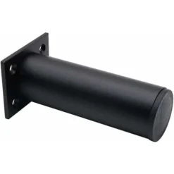 Set Di 4 Gambe Per Mobili Regolabili Nere Opache 38x120mm Gambe Per Mobile TV In Lega Di Alluminio Per Tavolino Da Salotto, Gamba Di Supporto Per Divano -Wenko Negozio 31869493 3