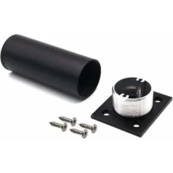 Set Di 4 Gambe Per Mobili Regolabili Nere Opache 38x120mm Gambe Per Mobile TV In Lega Di Alluminio Per Tavolino Da Salotto, Gamba Di Supporto Per Divano -Wenko Negozio 31869493 4