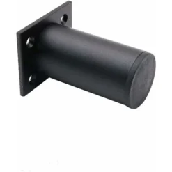 Set Di 4 Gambe Per Mobili Regolabili Nere Opache 38x80mm Gambe Per Mobile TV In Lega Di Alluminio Per Tavolino Da Caffè, Gamba Di Supporto Per Divano -Wenko Negozio 31869539 3