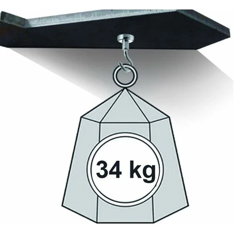 Gancio Magnetico Forza 34 Kg Ganci Magnetici Al Neodimio Ganci Magnetici Extra Forti 6 Pezzi 3 Gancio Magnetico Forza 34 Kg Ganci Magnetici Al Neodimio Ganci Magnetici Extra Forti 6 Pezzi - immagine 3