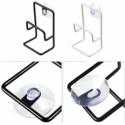 2 Pezzi Porta Spugna Da Cucina Ventosa, Porta Spugna Lavello Con Ventosa A Muro Per Cucina E Bagno Porta Spugna, Sapone, Spazzole Per Piatti Ecc (nero, Bianco) -Wenko Negozio 33018191 3