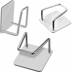 Supporto Per Lavello In Spugna A 4 Pezzi, Supporto Per Spugna Da Cucina, Supporto Per Spugna Adesivo, Gancio Per Lavello In Spugna, Supporto Per Lavello In Spugna Impermeabile In Acciaio Inossidabile -Wenko Negozio 33018335 4