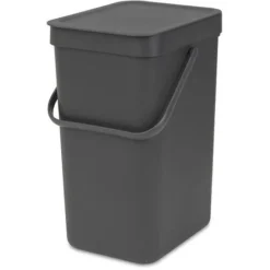 Pattumiera 12l Grigio - 109805 - Brabantia