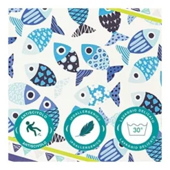 Baroni Home Tappeto Passatoia In Vinile Da Cucina Decoro Maioliche Colorato In PVC Antiscivolo Lavabile 60x120 Cm - Pesciolini -Wenko Negozio 34753820 5